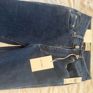 DL1961 Women's Halle Straight High Rise Instasculpt